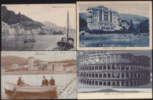 40 db régi Adriai képeslap (olasz és horvát) sok érdekességgel, jó minőségben / 40 Adria cards