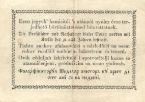 1849. 15Kr + 30Kr "Kincstári utalvány" T:III+,III