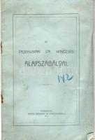 1911 Az érsekújvári izr. hitközség alapszabályai; Winter Zsigmond fia nyomdája / Grundregeln der isr. Glaubensgemeindes in Érsekújvár; Druckerei des Sohnes von Zs. Winter