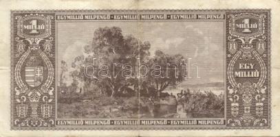 1946. 1.000.000MP "Értékjegy A Debreceni vándorgyűlés emlékére...." fny-sal és "Éremg...