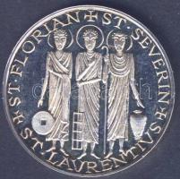 Ausztria DN "Szent Lőrinc Székesegyház" Ag emlékérem 11,12g T:PP / Austria "St. Laure...