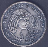1985. Keszthelyi Éremgyűjtők Csoportja "Batsányi János" emlékérem T:1-