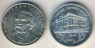 1992. 200Ft "MNB" Ag T:1 + 1994. 200Ft Ag "Deák" T:2