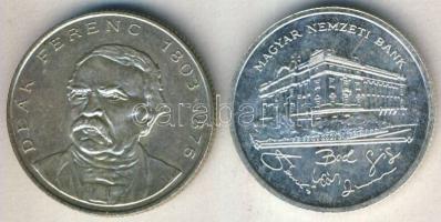1992. 200Ft "MNB" Ag T:1 + 1994. 200Ft Ag "Deák" T:2