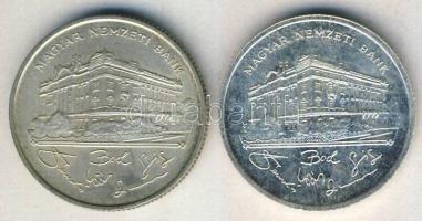 1992. 200Ft "MNB" Ag T:1 + 1993. 200Ft Ag "MNB" T:2