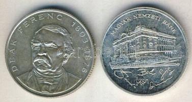 1992. 200Ft "MNB" Ag T:1 + 1993. 200Ft Ag "Deák" T:2-