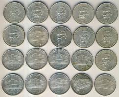 1993-94. 200Ft (20x) "Deák + MNB" Ag T:vegyes
