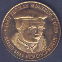 Németország 1975. Thomas Müntzer halálának 450. évfordulóján kiadott emlékérem T:PP