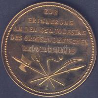 Németország 1975. Thomas Müntzer halálának 450. évfordulóján kiadott emlékérem T:PP