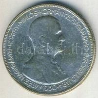 1930. 5P Ag "Horthy jobbra" T:3 kis ph.