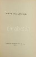 1961 Ozorai Imre Vitairata, Krakkó 1535, Bibliofil bőr kötésben, nagyon szép állapotban