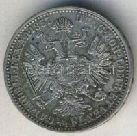 Ausztria 1857A 1/4Fl Ag T:2/2-