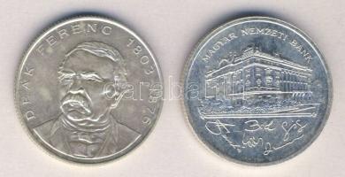1992. 200Ft "MNB" Ag T:1 + 1994. 200Ft Ag "Deák" T:2