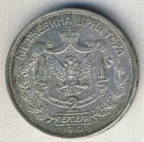 Montenegro 1910. 2P Ag T:3+