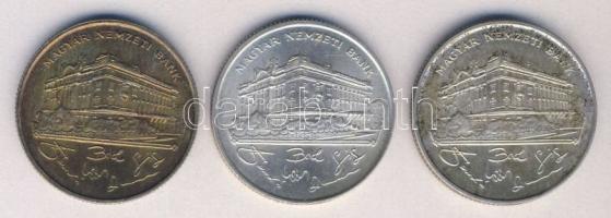 1993. 200Ft Ag "MNB" (3x) T:2