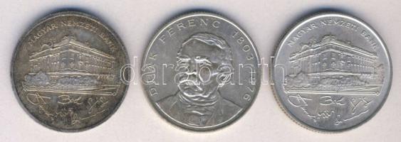 1992-94. 200Ft Ag "Deák + MNB" (3x) T:2
