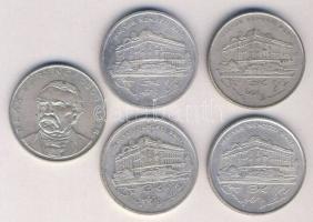 1992-94. 200Ft Ag "Deák + MNB" (5x) T:vegyes