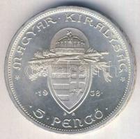 1938 5P "Szent István" Ag T:2+