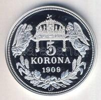 DN "Királyi koronák/1909 5K - Szent László" Ag emlékérem 20g T:PP Csak 2000db, tanúsítvánn...