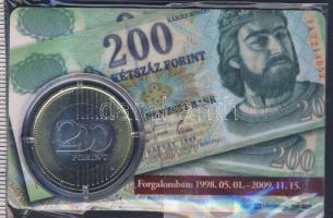 2009. 200Ft elsőnapi verete, sorszámmal ellátva, eredeti díszcsomagolásban T:1