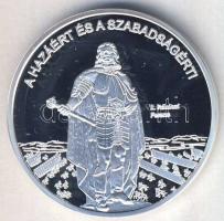 DN "Nemzetünk nagyjai-II. Rákóczi Ferenc" Ag emlékérem 10,37g T:PP Tanúsítvánnyal!