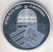 DN "Nemzetünk nagyjai-Szent István" Ag emlékérem 10,37g T:PP Tanúsítvánnyal!