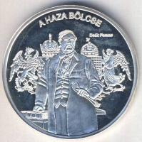 DN "Nemzetünk nagyjai-Deák Ferenc" Ag emlékérem 10,37g T:PP Tanúsítvánnyal!