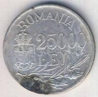 Románia 1946. 25.000L Ag "I. Mihály" T:2
