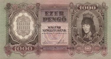 1943. 1000P (2x) egymás utáni sorszámmal T:I