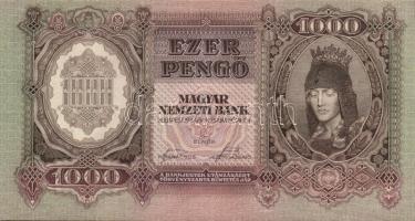 1943. 1000P (2x) egymás utáni sorszámmal T:I