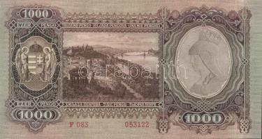 1943. 1000P (2x) egymás utáni sorszámmal T:I