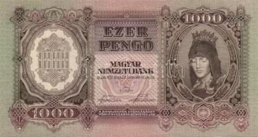 1943. 1000P (3x) egymás utáni sorszámmal T:I