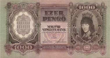 1943. 1000P (3x) egymás utáni sorszámmal T:I