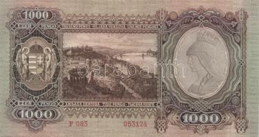 1943. 1000P (3x) egymás utáni sorszámmal T:I