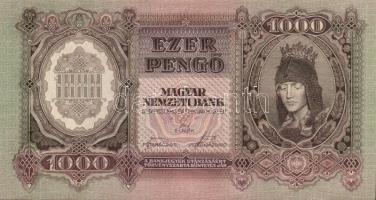 1943. 1000P (3x) egymás utáni sorszámmal T:I
