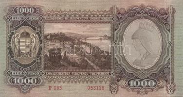 1943. 1000P (5x) egymás utáni sorszámmal T:I