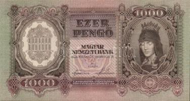 1943. 1000P (5x) egymás utáni sorszámmal T:I