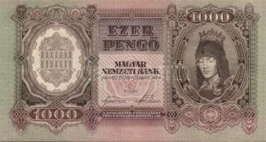 1943. 1000P (5x) egymás utáni sorszámmal T:I