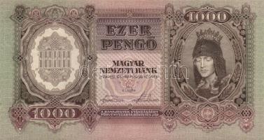 1943. 1000P (10x) egymás utáni sorszámmal T:I