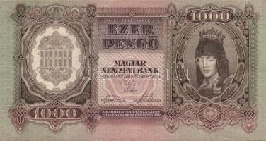 1943. 1000P (10x) egymás utáni sorszámmal T:I