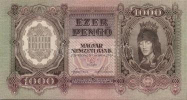 1943. 1000P (10x) egymás utáni sorszámmal T:I