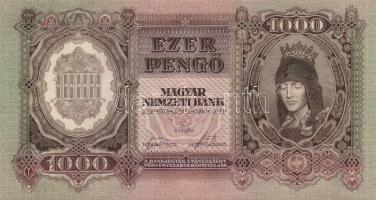 1943. 1000P (10x) egymás utáni sorszámmal T:I