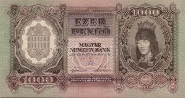1943. 1000P (10x) egymás utáni sorszámmal T:I