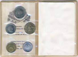 1984. 2f-20Ft "Magyar Népköztársaság forgalmi érméi" (10klf db) forgalmi sor szettben T:1