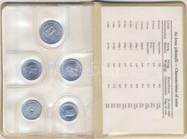 1984. 2f-20Ft "Magyar Népköztársaság forgalmi érméi" (10klf db) forgalmi sor szettben T:1