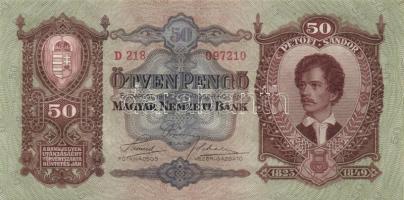 1932. 50P (2x) egymásutáni sorszámmal T:I