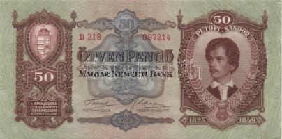 1932. 50P (2x) egymásutáni sorszámmal T:I