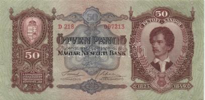 1932. 50P (2x) egymásutáni sorszámmal T:I