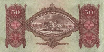 1932. 50P (3x) egymásutáni sorszámmal T:I