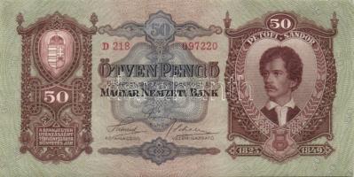 1932. 50P (3x) egymásutáni sorszámmal T:I